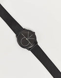 Buy Shop Calvin Klein Minimal Black Dial Black Mesh Bracelet Watch for Men - K3M514B1 USA Online