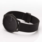 Buy Shop Calvin Klein Minimal Black Dial Black Mesh Bracelet Watch for Men - K3M514B1 USA Online