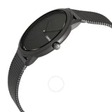 Buy Shop Calvin Klein Minimal Black Dial Black Mesh Bracelet Watch for Men - K3M514B1 USA Online