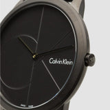 Buy Shop Calvin Klein Minimal Black Dial Black Mesh Bracelet Watch for Men - K3M514B1 USA Online