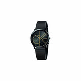 Buy Shop Calvin Klein Minimal Black Dial Black Mesh Bracelet Watch for Women - K3M224X1 USA Online