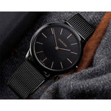 Buy Shop Calvin Klein Minimal Black Dial Black Mesh Bracelet Watch for Women - K3M23421 USA Online