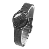 Buy Shop Calvin Klein Minimal Black Dial Black Mesh Bracelet Watch for Women - K3M234B1 USA Online