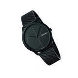 Buy Shop Calvin Klein Minimal Black Dial Black Mesh Bracelet Watch for Women - K3M524B1 USA Online