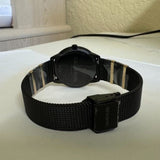 Buy Shop Calvin Klein Minimal Black Dial Black Steel Strap Watch For Men - K3M524Z1 USA Online