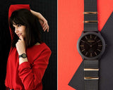 Buy Shop Calvin Klein Minimal Black Dial Black Steel Strap Watch For Men - K3M524Z1 USA Online