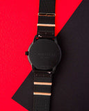 Buy Shop Calvin Klein Minimal Black Dial Black Steel Strap Watch For Men - K3M524Z1 USA Online