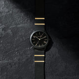 Buy Shop Calvin Klein Minimal Black Dial Black Steel Strap Watch For Men - K3M524Z1 USA Online