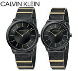 Buy Shop Calvin Klein Minimal Black Dial Black Steel Strap Watch For Men - K3M524Z1 USA Online