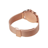 Buy Shop Calvin Klein Minimal Black Dial Rose Gold Mesh Bracelet Watch for Men - K3M2162Y USA Online