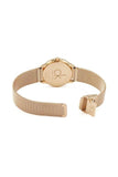 Buy Shop Calvin Klein Minimal Black Dial Rose Gold Mesh Bracelet Watch for Women - K3M2262Y USA Online