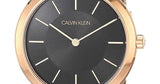 Buy Shop Calvin Klein Minimal Black Dial Rose Gold Mesh Bracelet Watch for Women - K3M2262Y USA Online