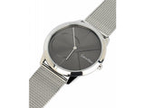 Buy Shop Calvin Klein Minimal Black Dial Silver Mesh Bracelet Watch for Men - K3M21123 USA Online