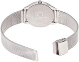 Buy Shop Calvin Klein Minimal Black Dial Silver Mesh Bracelet Watch for Men - K3M51151 USA Online