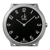 Buy Shop Calvin Klein Minimal Black Dial Silver Mesh Bracelet Watch for Men - K3M51151 USA Online