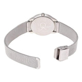 Buy Shop Calvin Klein Minimal Black Dial Silver Mesh Bracelet Watch for Women - K3M52151 USA Online