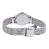 Buy Shop Calvin Klein Minimal Black Dial Silver Mesh Bracelet Watch for Women - K3M53151 USA Online