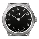 Buy Shop Calvin Klein Minimal Black Dial Silver Mesh Bracelet Watch for Women - K3M53151 USA Online