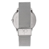 Buy Shop Calvin Klein Minimal Blue Dial Silver Mesh Bracelet Watch for Men - K3M2112N USA Online