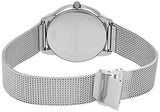 Buy Shop Calvin Klein Minimal Blue Dial Silver Mesh Bracelet Watch for Men - K3M2112N USA Online