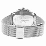 Buy Shop Calvin Klein Minimal Blue Dial Silver Mesh Bracelet Watch for Men - K3M2112N USA Online