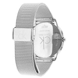 Buy Shop Calvin Klein Minimal Blue Dial Silver Mesh Bracelet Watch for Women - K3M2212N USA Online