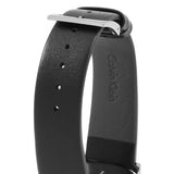 Buy Shop Calvin Klein Minimal Diamonds Black Dial Black Leather Strap Watch for Men - K3M211CS USA Online