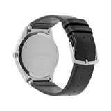 Buy Shop Calvin Klein Minimal Diamonds Black Dial Black Leather Strap Watch for Men - K3M211CS USA Online