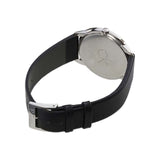 Buy Shop Calvin Klein Minimal Grey Dial Black Leather Strap Watch for Men - K3M221C4 USA Online