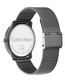 Buy Shop Calvin Klein Minimal Grey Dial Grey Mesh Bracelet Watch for Men - K3M517P4 USA Online