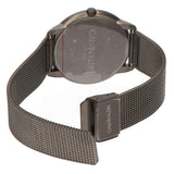 Buy Shop Calvin Klein Minimal Grey Dial Grey Mesh Bracelet Watch for Men - K3M517P4 USA Online