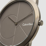 Buy Shop Calvin Klein Minimal Grey Dial Grey Mesh Bracelet Watch for Men - K3M517P4 USA Online