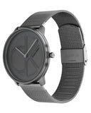Buy Shop Calvin Klein Minimal Grey Dial Grey Mesh Bracelet Watch for Men - K3M517P4 USA Online