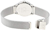 Buy Shop Calvin Klein Minimal Grey Dial Silver Mesh Bracelet Watch for Men - K3M22124 USA Online