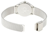 Buy Shop Calvin Klein Minimal Grey Dial Silver Mesh Bracelet Watch for Men - K3M52154 USA Online
