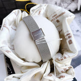 Buy Shop Calvin Klein Minimal Grey Dial Silver Mesh Bracelet Watch for Women - K3M23124 USA Online