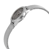 Buy Shop Calvin Klein Minimal Grey Dial Silver Mesh Bracelet Watch for Women - K3M23124 USA Online