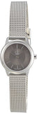 Buy Shop Calvin Klein Minimal Grey Dial Silver Mesh Bracelet Watch for Women - K3M23124 USA Online