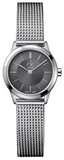 Buy Shop Calvin Klein Minimal Grey Dial Silver Mesh Bracelet Watch for Women - K3M23124 USA Online