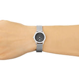 Buy Shop Calvin Klein Minimal Grey Dial Silver Mesh Bracelet Watch for Women - K3M2312X USA Online