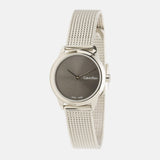 Buy Shop Calvin Klein Minimal Grey Dial Silver Mesh Bracelet Watch for Women - K3M231Y3 USA Online