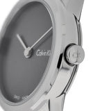 Buy Shop Calvin Klein Minimal Grey Dial Silver Mesh Bracelet Watch for Women - K3M231Y3 USA Online