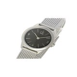 Buy Shop Calvin Klein Minimal Grey Dial Silver Mesh Bracelet Watch for Women - K3M53154 USA Online