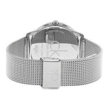 Buy Shop Calvin Klein Minimal SIlver Dial Silver Mesh Bracelet Watch for Women - K3M221Y6 USA Online