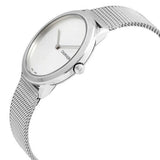 Buy Shop Calvin Klein Minimal SIlver Dial Silver Mesh Bracelet Watch for Women - K3M221Y6 USA Online