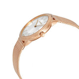 Buy Shop Calvin Klein Minimal White Dial Rose Gold Mesh Bracelet Watch for Women - K3M22Y2X USA Online