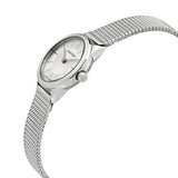 Buy Shop Calvin Klein Minimal White Dial Silver Mesh Bracelet Watch for Women - K3M23126 USA Online