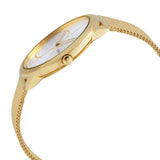 Buy Shop Calvin Klein Minimal White Dial Gold Mesh Bracelet Watch for Men - K3M21526 USA Online