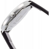 Buy Shop Calvin Klein Minimal Silver Dial Black Leather Strap Watch for Men - K3M221CY USA Online