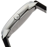 Buy Shop Calvin Klein Minimal Silver Dial Black Leather Strap Watch for Men - K3M221CY USA Online